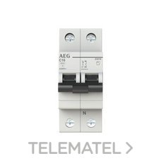 AEG BT - INTERRUPTOR MAGNETOTÉRMICO EV60 1P+N 16A C