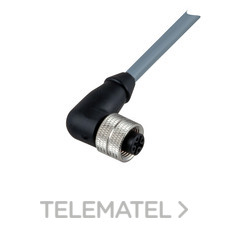 CARLO GAVAZZI - CONECTOR M12 ACOD.4W PVC 5m CABLE