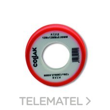 COLLAK - ROLLO TEFLON 12Mx12mmx0.76 C.PTFE