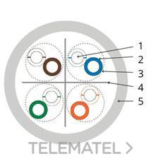 GENERAL CABLE - CABLE UTP 4X2 LSZH CAT.6 BL CPR (CJ.305m)