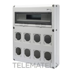 GEWISS - CUA.DISTR.Q-DIN 20M 8 FRONT.BS.16/32A - Imagen 2