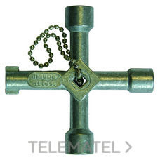 HAUPA - LLAVE UNIVERSAL METALICA ARMARIOS - Imagen 2