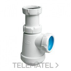 ALIAXIS - SIFON BOT.CORTO EXT.S69 S.HORIZ S/VALV.1.1/4"