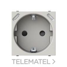 NIESSEN - BASE DE ENCHUFE SCHUKO +USB-C+C - 2 MÓDULOS DUNA