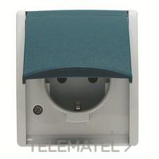 NIESSEN - BASE SCHUKO CON TAPA OCEAN SUPERFICIE IP44 - Imagen 2