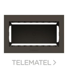 NIESSEN - CAJA SUPERFICIE 4 MÓDULOS ANTRACITA