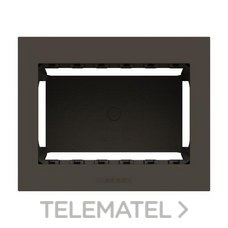 NIESSEN - CAJA SUPERFICIE IP40 3 MÓDULOS ANTRACITA