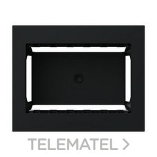 NIESSEN - CAJA SUPERFICIE IP40 3 MÓDULOS NEGRO