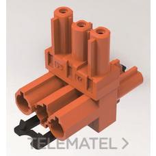 NIESSEN - DERIVADOR EN T PARA CONECTOR RÁPIDO ROJO