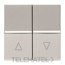 NIESSEN - INTERRUPTOR PERSIANAS 2 MÓDULOS ZENIT PLATA - Imagen 2