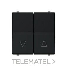 NIESSEN - INTERRUPTOR PERSIANAS 2 MÓDULOS ZENIT NEGRO