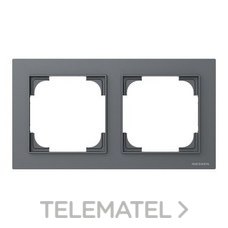 NIESSEN - MARCO 2 ELEMENTOS ALBA GRIS MATE