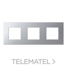 NIESSEN - MARCO 3 VENTANAS ZENIT S PLATA