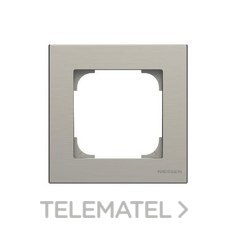 NIESSEN - MARCO DE 1 ELEMENTO SKY NIESSEN ACERO INOXIDABLE