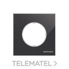 NIESSEN - MARCO DE 1 ELEMENTO SKYMOON CRISTAL NEGRO