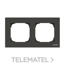 NIESSEN - MARCO DE 2 ELEMENTOS SKY NEGRO SOFT