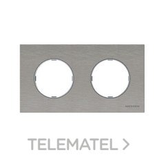 NIESSEN - MARCO DE 2 ELEMENTOS SKYMOON ACERO INOXIDABLE