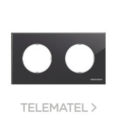 NIESSEN - MARCO DE 2 ELEMENTOS SKYMOON CRISTAL NEGRO