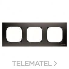 NIESSEN - MARCO DE 3 ELEMENTOS SKY NEGRO SOFT