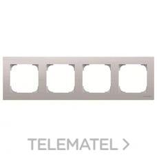 NIESSEN - MARCO DE 4 ELEMENTOS SKY ACERO INOXIDABLE