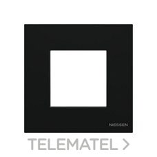 NIESSEN - MARCO IP44 1 VENTANA NEGRO