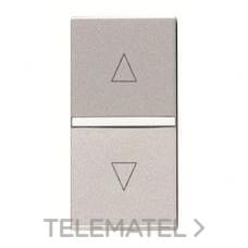 NIESSEN - PULSADOR PERSIANAS 1M PERSIANA ZENIT PLATA