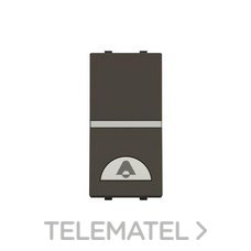 NIESSEN - PULSADOR SÍMB.TIMBRE 1 MÓDULO ZENIT ANTRACITA - Imagen 2