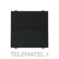 NIESSEN - PULSADOR SIN GRABADO 2 MÓDULOS NEGRO