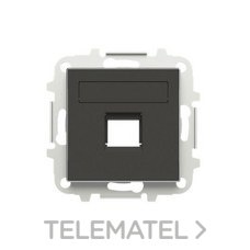 NIESSEN - TAPA 1 CONECTOR CON PERSIANA SKY NEGRO SOFT