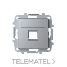 NIESSEN - TAPA 1 CONECTOR CON PERSIANA SKY PLATA