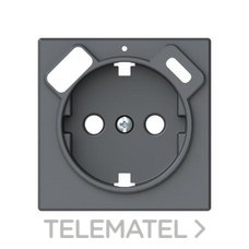 NIESSEN - TAPA BASE ENCHUFE+CARG.USB ALBA GRIS MATE