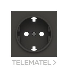 NIESSEN - TAPA BASE ENCHUFE SCHUKO SKY NEGRO ESSENCE