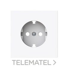 NIESSEN - TAPA BASE ENCHUFE SCHUKO ALBA BLANCO BRILLO