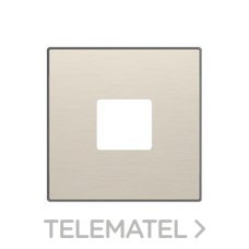 NIESSEN - TAPA BASE ENCHUFE SCHUKO SKY ACERO INOXIDABLE