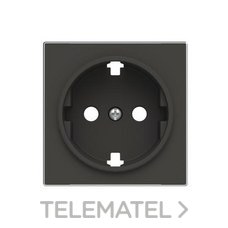 NIESSEN - TAPA BASE ENCHUFE SCHUKO SKY NEGRO SOFT