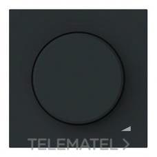 NIESSEN - TAPA + BOTÓN REGULADOR GIRATORIO VEGA NEGRO MATE