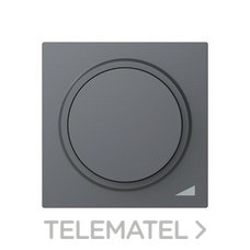 NIESSEN - TAPA + BOTÓN REGULADOR GIRA.ALBA GRIS MATE