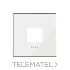 NIESSEN - TAPA CARGADOR USB CRISTAL BLANCO