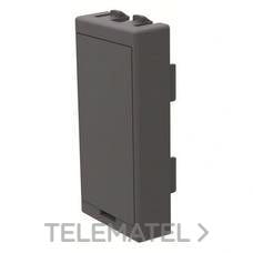NIESSEN - TAPA CIEGA 45x22,5 CON 1 MÓDULO ANTRACITA
