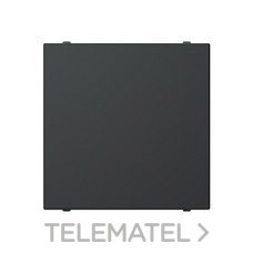 NIESSEN - TAPA CIEGA CON 2 MÓDULOS ZENIT NEGRO