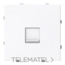 NIESSEN - TAPA PLANA 1 SOPORTE CON PERSIANA VEGA BLANCO