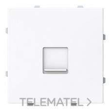 NIESSEN - TAPA PLANA 1 SOPORTE CON PERSIANA VEGA BLANCO MATE