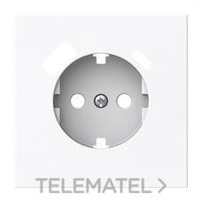 NIESSEN - TAPA SCHUKO + CARGADOR USB A+C VEGA BLANCO