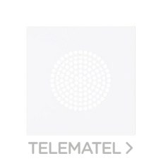 NIESSEN - TAPA TIMBRE/ALTAVOZ/ZUMB.ALBA BLANCO BRILLO