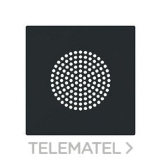 NIESSEN - TAPA TIMBRE/ALTAVOZ/ZUMB.ALBA NEGRO MATE