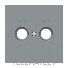 NIESSEN - TAPA TOMA TV-R/SAT VEGA GRIS NIEBLA