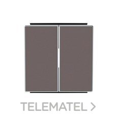 NIESSEN - TECLA DOBLE INT.-CONM. SKY TAUPÉ