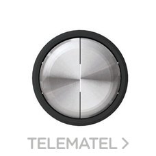 NIESSEN - TECLA DOBLE INT./CONM.SKYMOON CRISTAL NEGRO