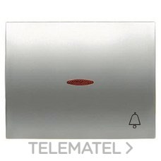 NIESSEN - TECLA PULSADOR TIMBRE C/VISOR OLAS TITANIO - Imagen 2