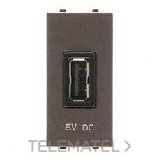 NIESSEN - TOMA CARGADOR USB 1m 750mA/5V ZENIT ANTRACITA